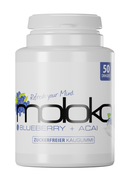 Moloko Kaugummi Blueberry + Acai