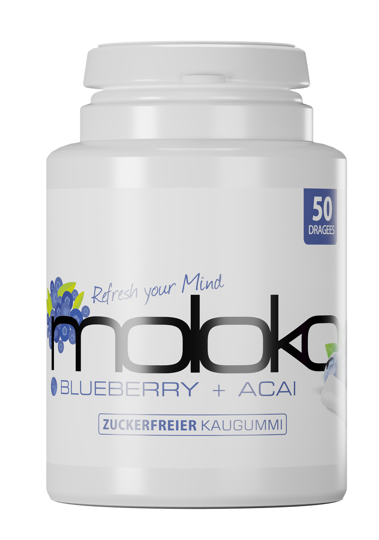 Moloko Kaugummi Blueberry + Acai